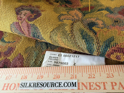 Scalamandre Biliken Yellow Mediaval Lady Heavy! Wool Tapestry Music Dance Renaissance Fair Harvest USD 288/y