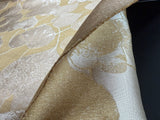 Lee Jofa Mulberry Home Lime Leaves Gold Silk Brocade MSRP USD 290/Y