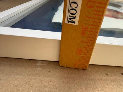 Barbara Wornum Watercolor on Paper Original Weekend 1 Pear Fruit Still Life Framed 21x29 inches