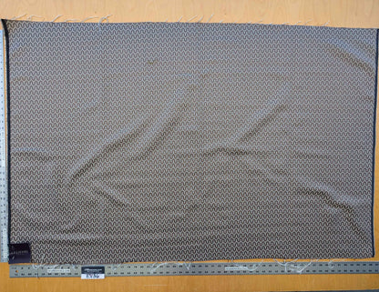 15 EV36  Scalamandre Brown White Geometric Small Scale Texture 1yd x 56"width