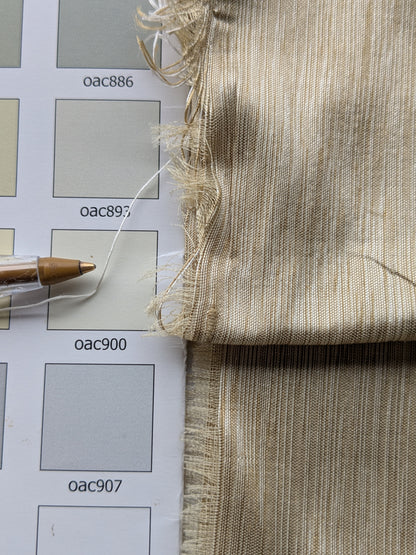 by yard Scalamandre  Hinson  Diffusion Silk Taffeta Sunray Wheat Beige Solid Classic MSRP USD294/y