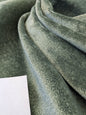 Mohair & Silk Velvet Seaweed Texture In Forest Green Heavy Duty - By the Yard