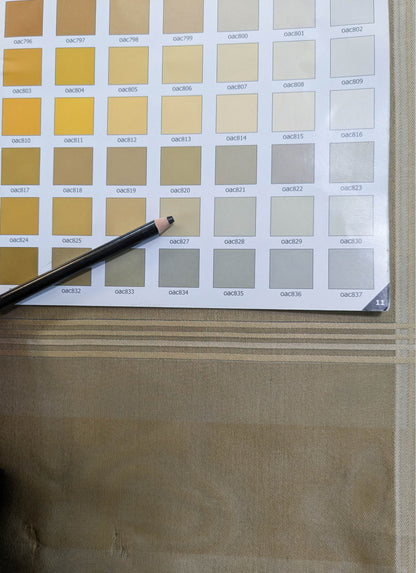 Scalamandre Iridescent Plaid in Champagne Cream Pale Gold Silk Organza Semi-sheer - By The Yard