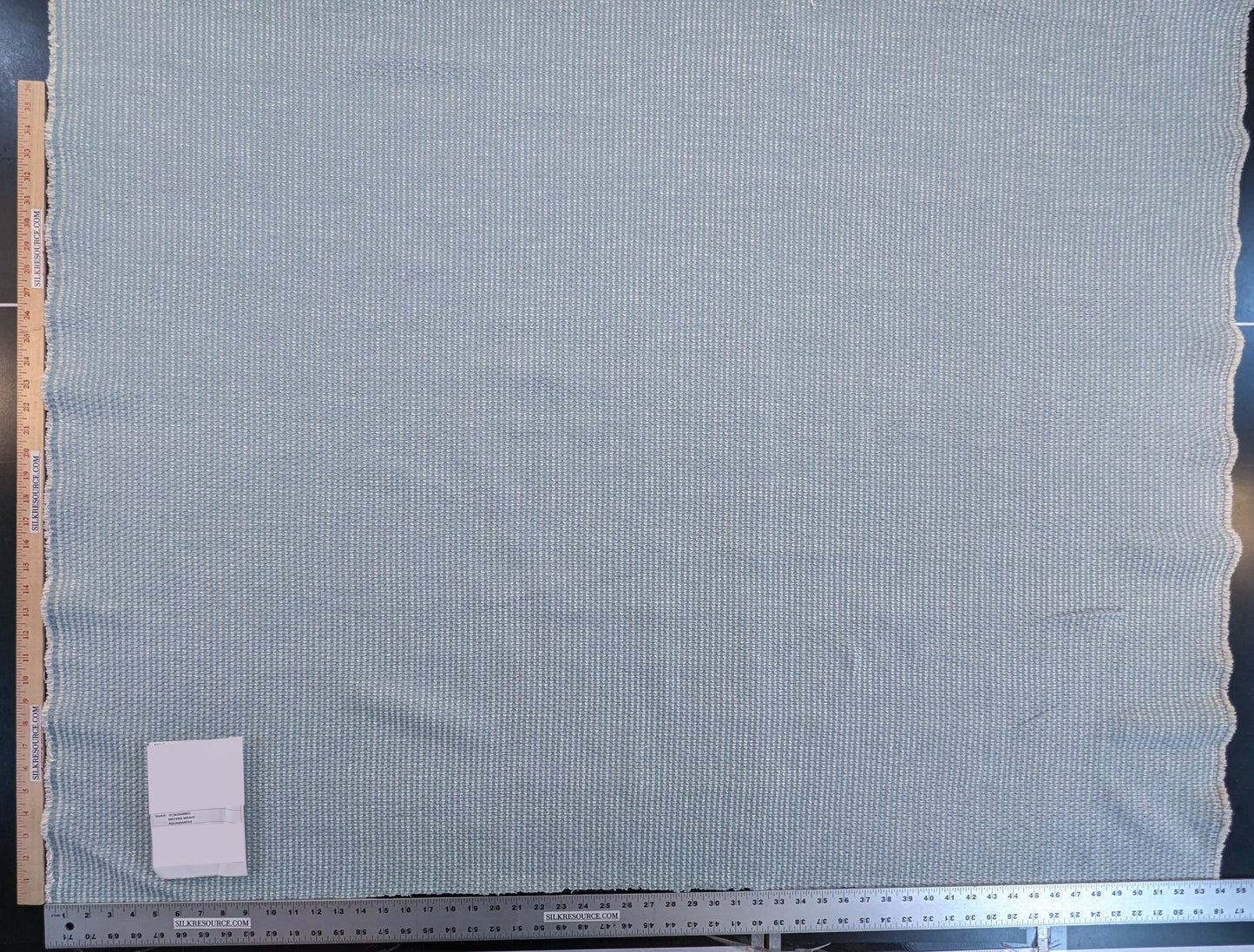 Scalamandre Matera Aquamarine Diamond Weave Heavy Duty Cotton - Blue Aqua By The Yard