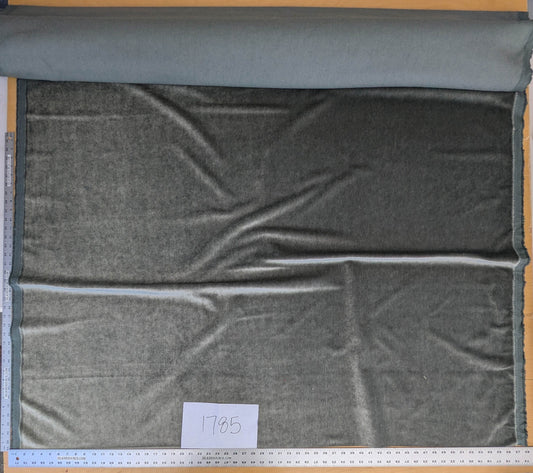 Hedy Silk and Mohair Ultimate Lux Velvet Hollywood Regency in Pale Green Silver Sage Grey MSRP USD 1000+