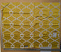 6 EV39 Scalamandre Circle Fret Forsythia White Jacquard Fretwork Lattice MSRP USD264/y 1.2y
