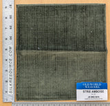 Scalamandre Strie Amboise Olive Green Velvet Cotton Old World Weavers Cotton Velvet MSRP USD 208/Yd