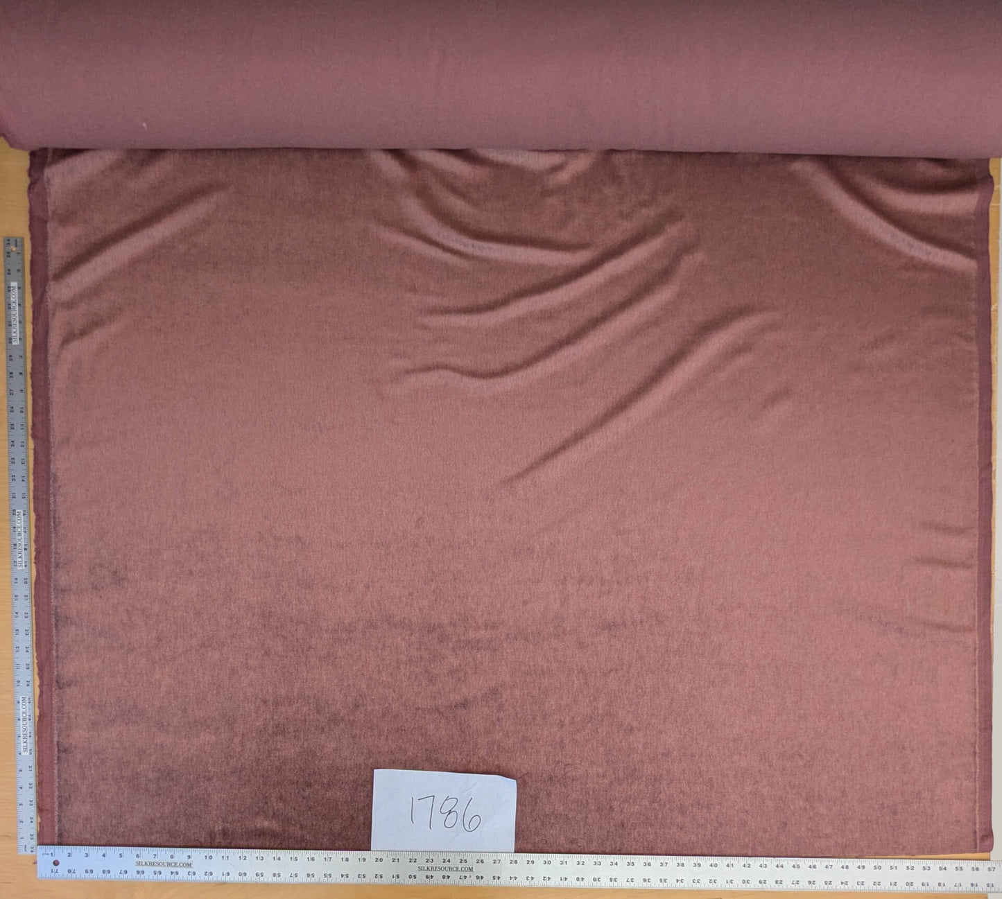 Hedy Silk and Mohair Ultimate Lux Velvet Hollywood Regency in Tea Rose Pink MSRP USD $1000+