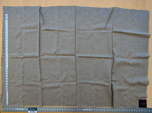 16 EV36  Scalamandre Cotton Gray Solid Classy 1.1yd x 58"W