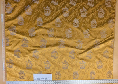by yard Scalamandre Tassinari &amp; Chatel Pillement Or Gold Yellow Chinoiserie Scenic Figurative MSRP USD 1080/y