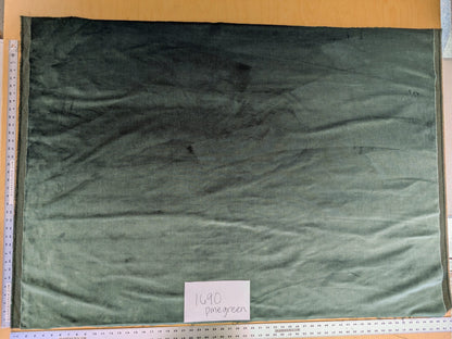 King's Silk Velvet Deep Pine Green Radiance Highest Quality Heavy 39,000+ martindale MSRP USD 728/Yard