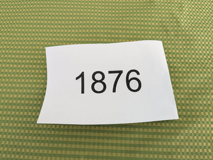 Sparkle Silk Mini Plaid Iridescent Jacquard Silk Fabric - Green - By The Yard