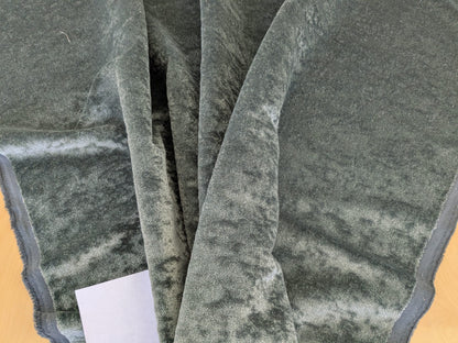 King's Silk Velvet Deep Pine Green Radiance Highest Quality Heavy 39,000+ martindale MSRP USD 728/Yard