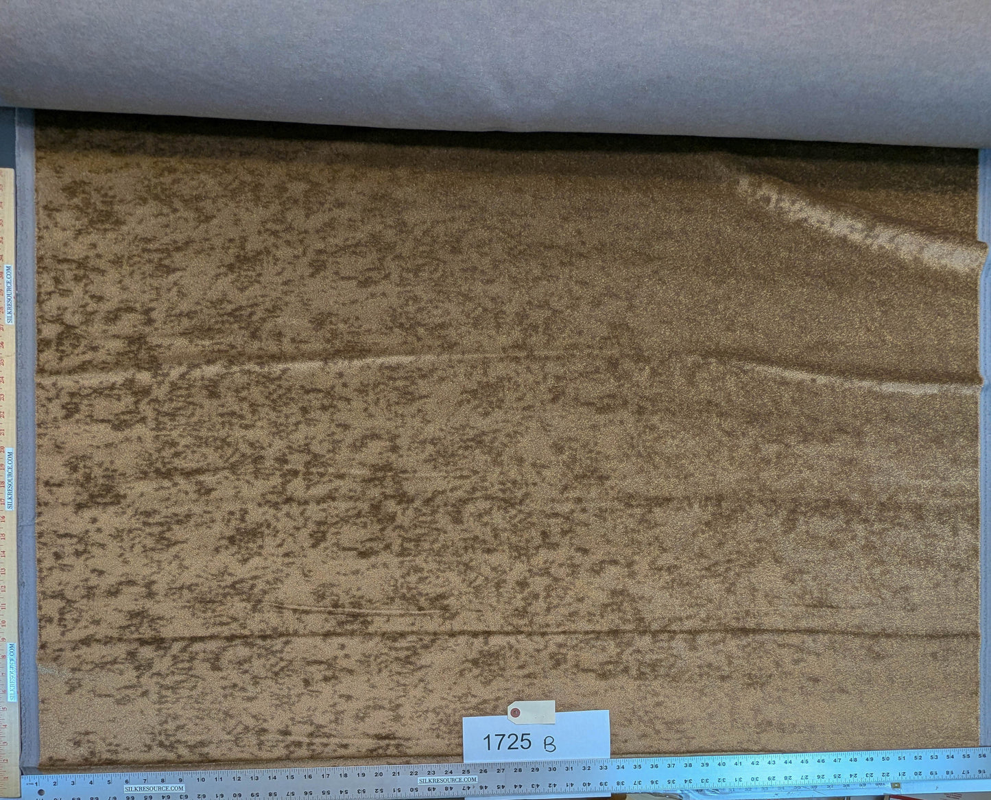 Mohair & Silk Velvet Seaweed Texture In Baked by Sun Tan Heavy Duty