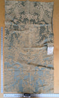 25  EV37 1.4yards 27" wide Old World Weavers Ambliornite Grande Azure BlueWoven Gray Beige Floral Silk