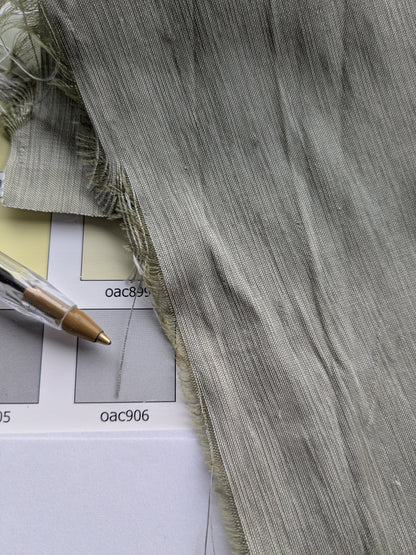 Scalamandre  Hinson  Diffusion Taffeta Pewter Gray Silk Solid Texture MSRP USD294/y
