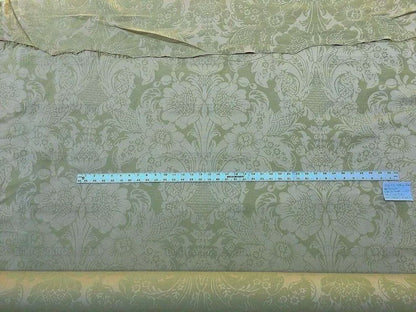 By YARD High End Celery Green Light Fresh Pistachio Beige Artichoke Damask Cotton#1576