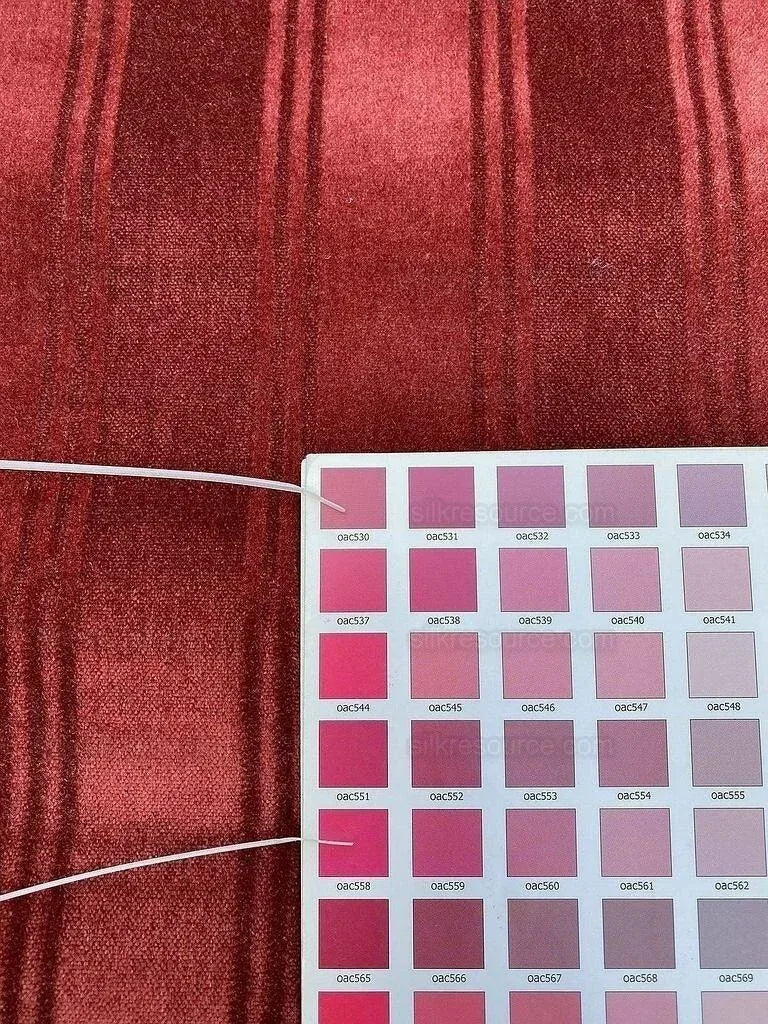 ***sold Out***lee Jofa Westminster Stripe Mohair Silk Velvet Garnet Red Heavy MSRP USD 348/Y