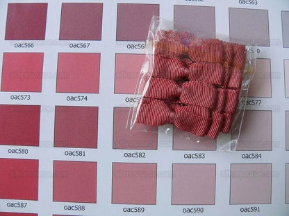 Scalamandre 100% Silk Mini Ribbon In Medium Coral