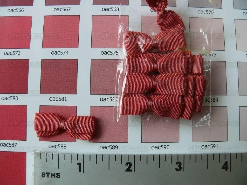 Scalamandre 100% Silk Mini Ribbon In Light Peach