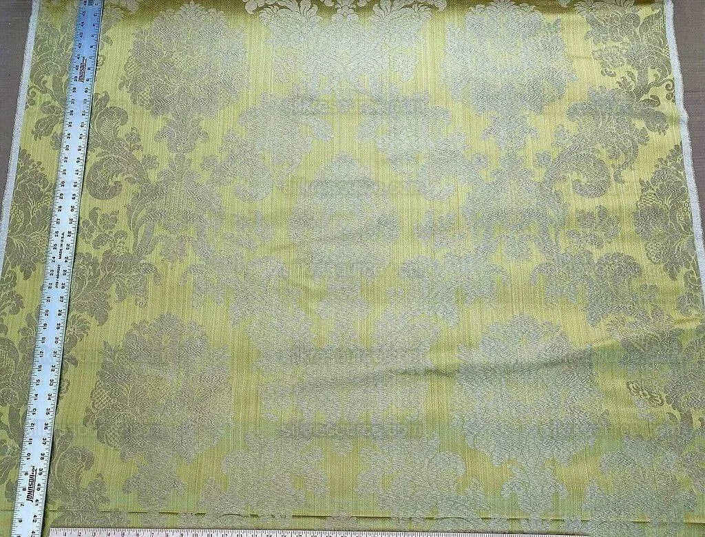 By yard Lee Jofa Silk Breton Renaissance Damask Pure Gold Copper MSRP$339/yd