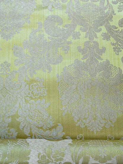 By yard Lee Jofa Silk Breton Renaissance Damask Pure Gold Copper MSRP$339/yd