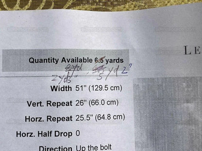 By yard Lee Jofa Silk Breton Renaissance Damask Pure Gold Copper MSRP$339/yd