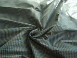 "Dorine" 100%Silk Blue &White GINGHAM Mini-check BTY