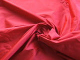SCALAMANDRE 100%Silk Taffeta Rose With Crimson Red Shot