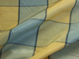 DURALEE Silk Taffeta Blue Daffordil Classy Plaid
