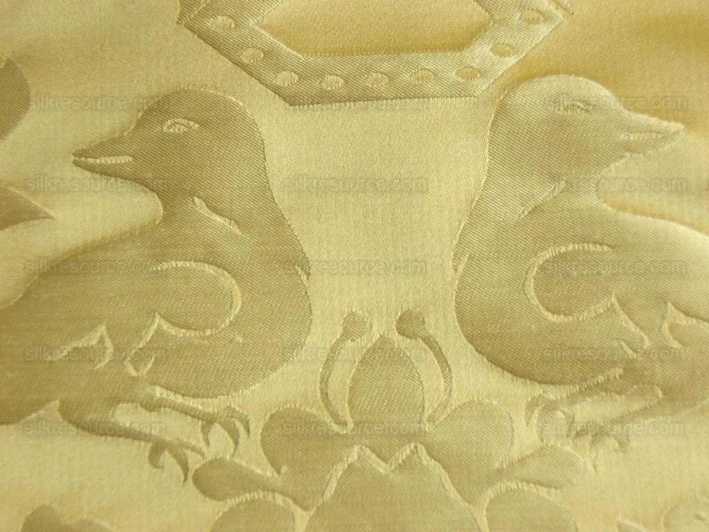 Special Order By yard Scalamandre 100%silk Love Bird Sun Yellow Gold MSRP USD 748/Y