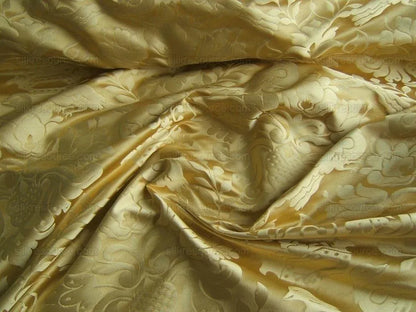 Special Order By yard Scalamandre 100%silk Love Bird Butterscotch Gold MSRP USD 748/Y