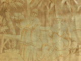 KOPLAVITCH&ZIMMER SILK ORIENTAL TOILE ANTIQUE GOLD