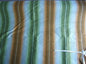 Robert Allen 100%Silk Printed Stripe Aqua