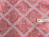 Baranzelli/Scalamandre Lachenel 100% Silk Pink Lampas