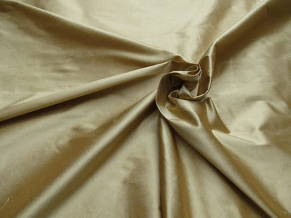 4.5y Scalamandre 100% Silk Dupioni Gold Light Gold-brown MSRP USD 158Y