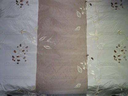 Scalamandre Parvati Silk Organza Sheer Embroidery Floral Dress - Moonlight Wedding Gown