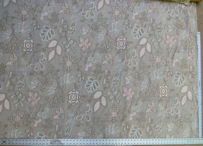 7.5yd Scalamandre Scottis Lace Sonatine Linen Blush MSRP USD 304/y
