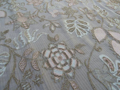 7.5yd Scalamandre Scottis Lace Sonatine Linen Blush MSRP USD 304/y