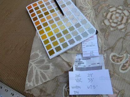 1yd Scalamandre Scottis Lace Sonatine Linen Blush MSRP USD 304/y