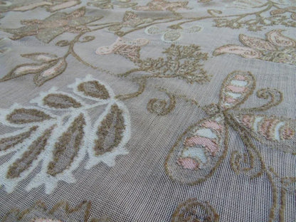 7.5yd Scalamandre Scottis Lace Sonatine Linen Blush MSRP USD 304/y