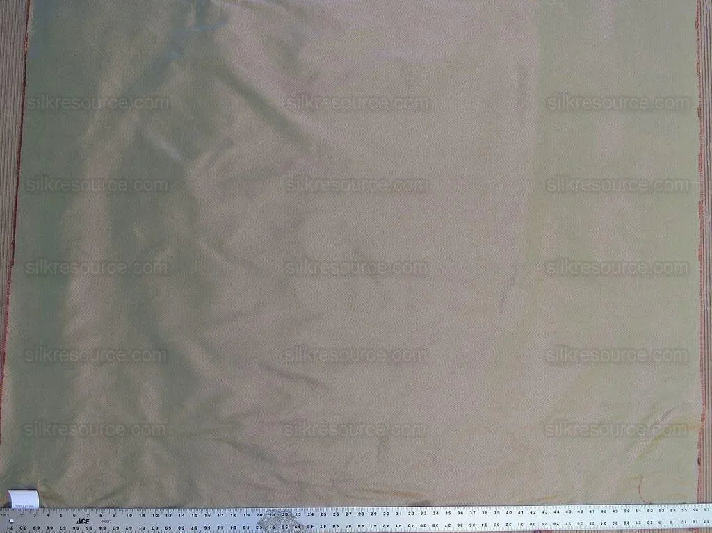 By Yd Scalamandre Opalino Flame 100% Silk Red Green MSRP USD 212/yd