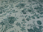 BTY SCALAMANDRE VALENCAY GREEN FRENCH TOILE CREAM MSRP$132/Y