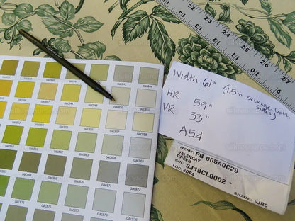 By Yard Scalamandre Valencay Green French Toile Grass Honeysuckle Wild Flowers Meadow Cream French Country MSRP USD 264/Y