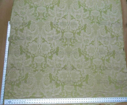 By YARD High End Celery Green Light Fresh Pistachio Beige Artichoke Damask Cotton#1576