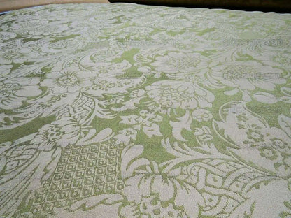 By YARD High End Celery Green Light Fresh Pistachio Beige Artichoke Damask Cotton#1576
