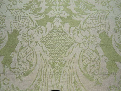 By YARD High End Celery Green Light Fresh Pistachio Beige Artichoke Damask Cotton#1576