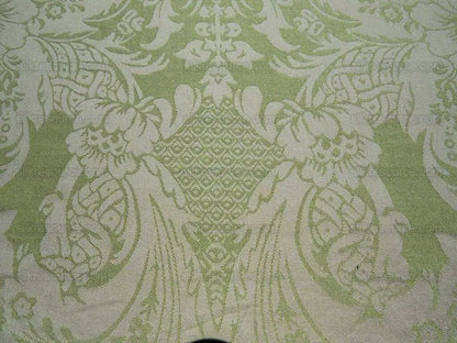 By YARD High End Celery Green Light Fresh Pistachio Beige Artichoke Damask Cotton#1576