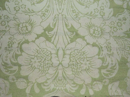 By YARD High End Celery Green Light Fresh Pistachio Beige Artichoke Damask Cotton#1576