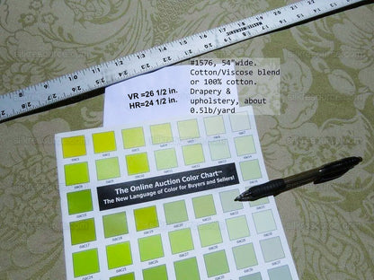 By YARD High End Celery Green Light Fresh Pistachio Beige Artichoke Damask Cotton#1576